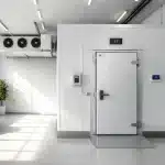 سردخانه صنعتی مدرن با طراحی مینیمالیستی و نور طبیعی